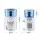 Devanti 5L Bench-top Water Cooler Dispenser with Filter Dual Temperature 4.4L Split Tank Compact White