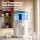Devanti 5L Bench-top Water Cooler Dispenser with Filter Dual Temperature 4.4L Split Tank Compact White