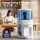 Devanti 5L Bench-top Water Cooler Dispenser with Filter Dual Temperature 4.4L Split Tank Compact White