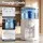 Devanti 5L Bench-top Water Cooler Dispenser with Filter Dual Temperature 4.4L Split Tank Compact White