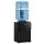 Devanti 22L Black Water Cooler Dispenser - Desktop Model with 7-Stage Filtration, Dual Hot/Cold Taps, Child-Lock Safety