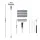 Giantz 136cm Extendable Window Cleaner with Spray Tank 3 Microfibre Pads 30cm Squeegee for Home Car Mirrors