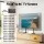 Artiss Universal Table Top TV Stand for 61–218cm TVs VESA 100×100 to 800×600mm Adjustable Height 739–964mm