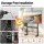 Artiss Universal Floor TV Stand for 81-254 cm Screens Heavy Duty 40 kg VESA 100x100–800x600 Adjustable Height