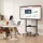 Artiss Mobile TV Stand for 40–100-Inch TVs Rolling Cart with Adjustable Shelves Wheels Cable Management