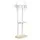 Artiss Mobile TV Floor Stand for 40–75-inch TVs with Adjustable Shelves Cable Management and Wheels White