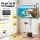 Artiss Mobile TV Floor Stand for 40–75-inch TVs with Adjustable Shelves Cable Management and Wheels White