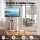 Artiss Mobile TV Floor Stand for 40–75-inch TVs with Adjustable Shelves Cable Management and Wheels White