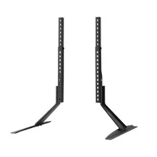 Artiss Pedestal TV Stand Mount Bracket, Black Powder-Coated Iron, Adjustable for 32-70