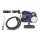 Devanti Bagless Vacuum Cleaner 2200W Multi-Cyclonic System Blue - HEPA Filter, Adjustable Suction, 3.5L Capacity