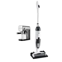 Cordless Wet Dry Vacuum Mop with 20 Bar Espresso Coffee Machine Home Combo Devanti Brand Bundle 20 Bar