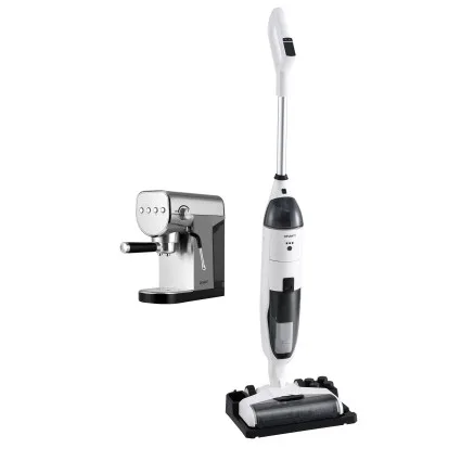 Cordless Wet Dry Vacuum Mop with 20 Bar Espresso Coffee Machine Home Combo Devanti Brand Bundle 20 Bar