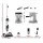 Cordless Wet Dry Vacuum Mop and 20 Bar Espresso Machine Duo with Milk Frother Devanti - Home Appliance Set