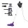 Devanti 3-in-1 Corded Stick Vacuum Cleaner 16000Pa Suction 0.8L Dust Bin 5m Cord Purple