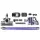 Devanti Cordless Stick Vacuum Cleaner, 150W, Bagless, Purple, HEPA Filter, 35min Run Time, 8000Pa Suction, Lightweight