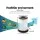 Devanti Stick Vacuum Cleaner Replacement HEPA Filter 3-Pack - Washable, 99.97% Allergen Elimination, 6/7cm Diameter