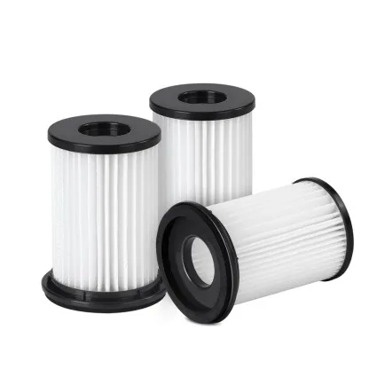 Devanti Stick Vacuum Cleaner Replacement HEPA Filter 3-Pack - Washable, 99.97% Allergen Elimination, 6/7cm Diameter