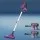 Devanti 500W Corded Stick Vacuum Cleaner, Bagless, 3.8m Cable, HEPA Filter, Convertible Handheld, Purple/Silver