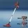 Devanti 500W Bagless Stick Vacuum Cleaner - Red, Corded with 3.8m Cable, HEPA Filter, 2-in-1 Nozzle, Extendable