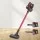 Devanti Stick Vacuum Cleaner 250W Brushless Cordless Handheld, HEPA, 20,000Pa Suction, 3 Brushes, Red
