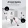 Devanti Stick Vacuum Cleaner 250W Brushless Cordless Handheld, HEPA, 20,000Pa Suction, 3 Brushes, Red