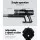 Devanti 350W Grey Stick Vacuum Cleaner - Brushless, Cordless, Lightweight with HEPA Filter & 2000mAh Battery