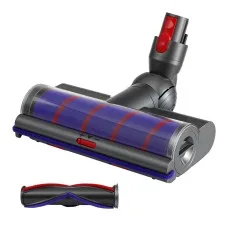 DEVANTI Replacement Vacuum Floor Head for Dyson V7 V8 V10 V11 V15 with LED Headlight and Dual Rollers