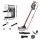 Devanti K7 Cordless Stick Vacuum Cleaner and 20 Bar Espresso Coffee Maker Machine with HEPA Filter and Milk Frother