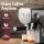 Devanti K7 Cordless Stick Vacuum Cleaner and 20 Bar Espresso Coffee Maker Machine with HEPA Filter and Milk Frother