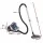 Devanti Bagless Canister Vacuum Cleaner 4L 2000W 25kPa Suction Dual Washable HEPA Filters Switchable Floor Head