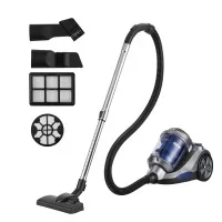 Devanti Bagless Canister Vacuum Cleaner 4L 2000W 25kPa Suction Dual Washable HEPA Filters Switchable Floor Head
