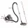 Devanti Bagless Canister Vacuum Cleaner 4L 2000W 25kPa Suction with Washable HEPA Filters for Carpets and Hard Floors