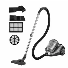 Devanti Bagless Canister Vacuum Cleaner 4L 2000W 25kPa Suction with Washable HEPA Filters for Carpets and Hard Floors