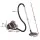 Devanti Bagless Canister Vacuum Cleaner 4L 2000W 25kPa Suction Dual Washable HEPA Filters Switchable Floor Head