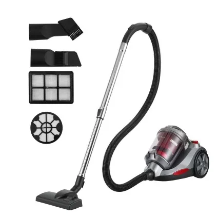 Devanti Bagless Canister Vacuum Cleaner 4L 2000W 25kPa Suction Dual Washable HEPA Filters Switchable Floor Head