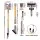Devanti 300W Golden Cordless Stick Vacuum Cleaner | Self-Standing, Brushless Motor, LED Display, HEPA Filter, 2200mAh