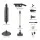 Devanti Cordless Vacuum Cleaner with Auto‑Empty Station 18kPa 40min Lightweight LED Head Grey 1.05kg