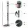 Artiss Freestanding Dyson Vacuum Stand, Cast Iron, 11cm Wide, Portable, No Drill, Fits V6-V11, Black, Easy Assembly