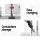 Artiss Freestanding Dyson Vacuum Stand: Cast Iron, No Drilling, Portable, Fits V6-V11 Models, Silver, 11cm Width