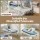 Artiss Tabletop Ironing Board Folding Legs Plastic Panel Base Slide Out Iron Rest Blue Compact Design