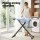 Artiss Foldable Ironing Board with Iron Rest Heavy-Duty Steel Frame Adjustable 7 Heights Compact Storage