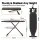 Artiss Foldable Ironing Board with Iron Rest Heavy Duty Steel Mesh Adjustable 72–88cm Height 7 Settings