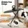 Artiss Foldable Ironing Board with Iron Rest Heavy Duty Steel Mesh Adjustable 72–88cm Height 7 Settings
