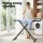 Artiss Foldable Ironing Board with Iron Rest Heavy Duty Steel Mesh Adjustable 72–88cm Height 7 Settings