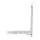 Artiss Wall Mounted Foldable Ironing Board, Metal Frame, 40x4.5x120cm, White, Compact Laundry Solution with Safety Lock