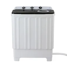 Devanti Portable Twin Tub Washing Machine 7KG - Compact, Lightweight, 380W Power, Easy Control, No Installation Needed