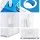 DEVANTi Portable Washing Machine, Plastic, 4.6KG, Blue, 2-in-1 Wash & Spin Dry, Quiet, Camping & Travel Friendly