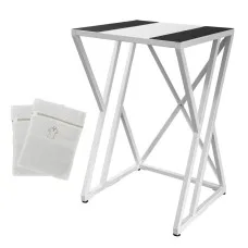 Yarra Supply Heavy Duty Dryer Stand 100kg Steel Stacking Kit 102x67x60cm White for Front Loading Washing Machines & Tub