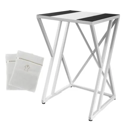 Yarra Supply Heavy Duty Dryer Stand 100kg Steel Stacking Kit 102x67x60cm White for Front Loading Washing Machines & Tub