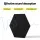 Alpha Acoustic Foam Panels, High-Density Soundproofing, 12pcs, 35x30x0.9cm, Black, Noise Absorption, Self-Adhesive